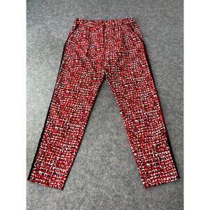 Weekend MaxMara Womens Black Stripe Cropped Straight Leg Ankle Pants Size 10